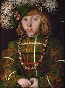 Lucas  Cranach Johann the Steadfast oil painting artist